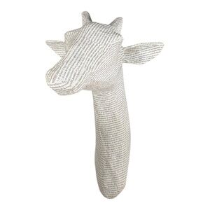 Restoration Hardware Paper Mache Giraffe Head Wall Mount Safari Nursery Decor